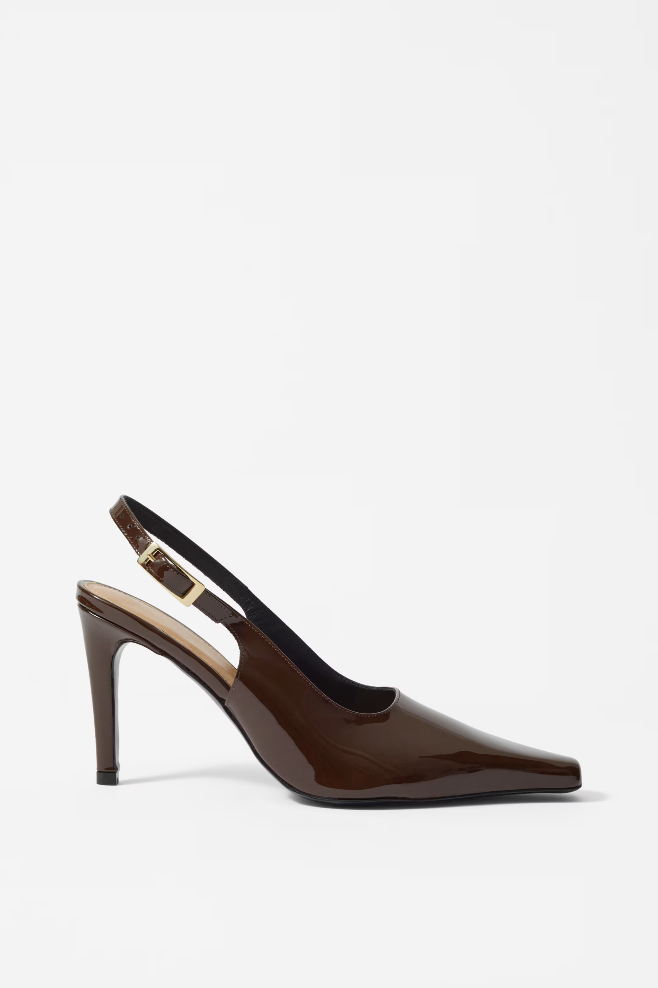 Patent Leather Slingback Pumps | H&M (UK, MY, IN, SG, PH, TW, HK)