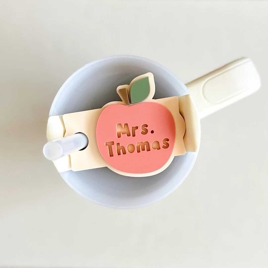 Apple Tumbler Name Tag Name Plate for Tumbler Name Tag for Stanley Cup Quencher H2.0 - Etsy | Etsy (US)