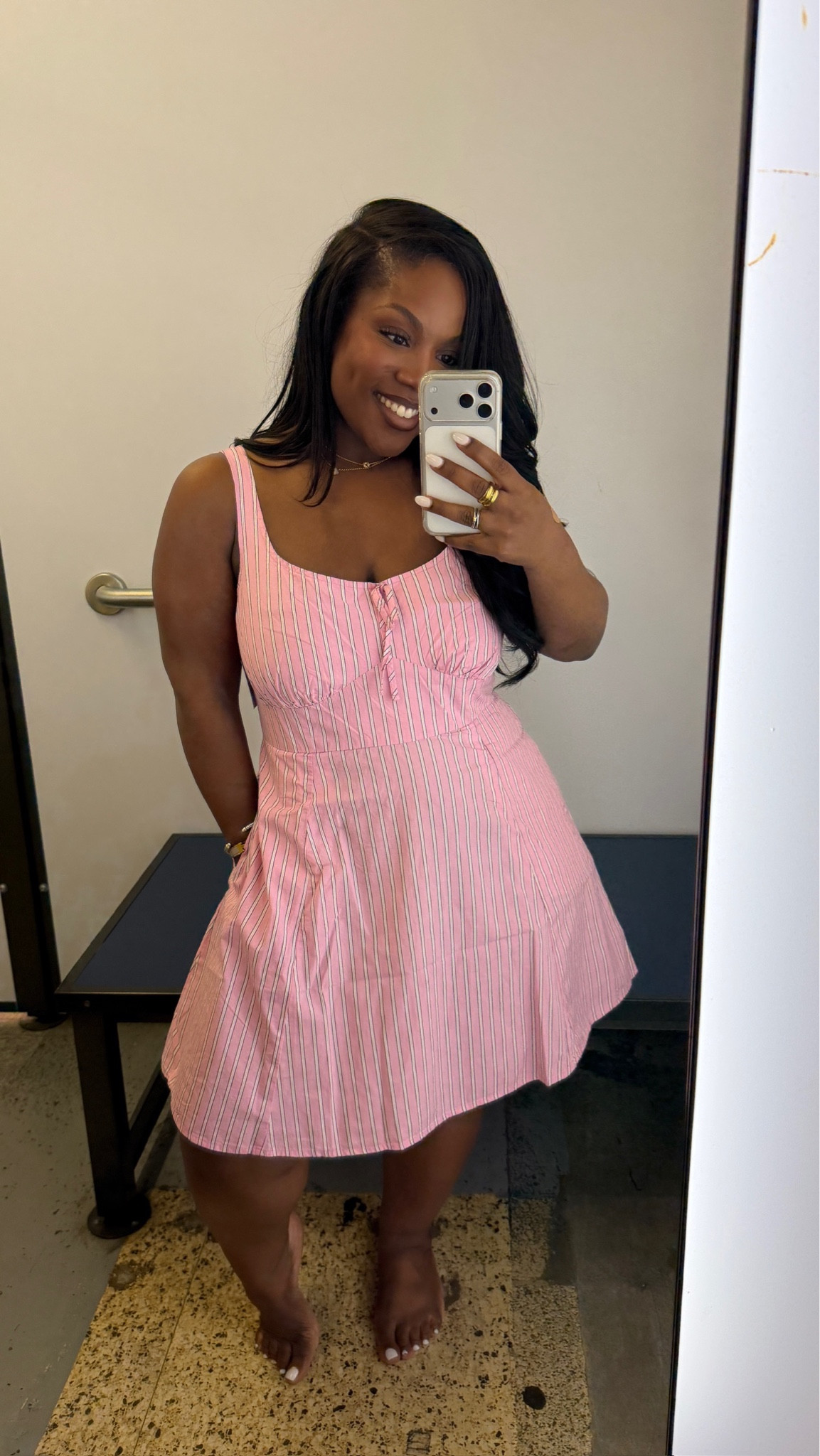 this colorway is too pretty!! Love the pockets and details! 

Dress is 40% off  at Old Navy ✨

Dress: L

#LTKSaleAlert #LTKMidsize #LTKPetite