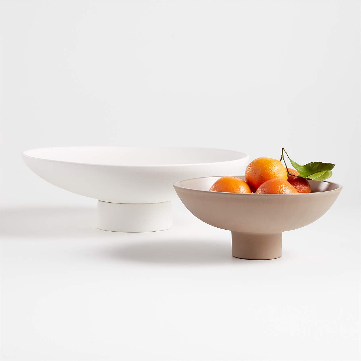 Craft Shop Clay Footed Bowl by Leanne Ford + Reviews | Crate and Barrel | Crate & Barrel