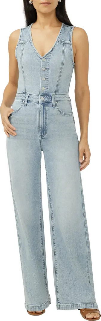 Wide Leg Denim Jumpsuit | Nordstrom