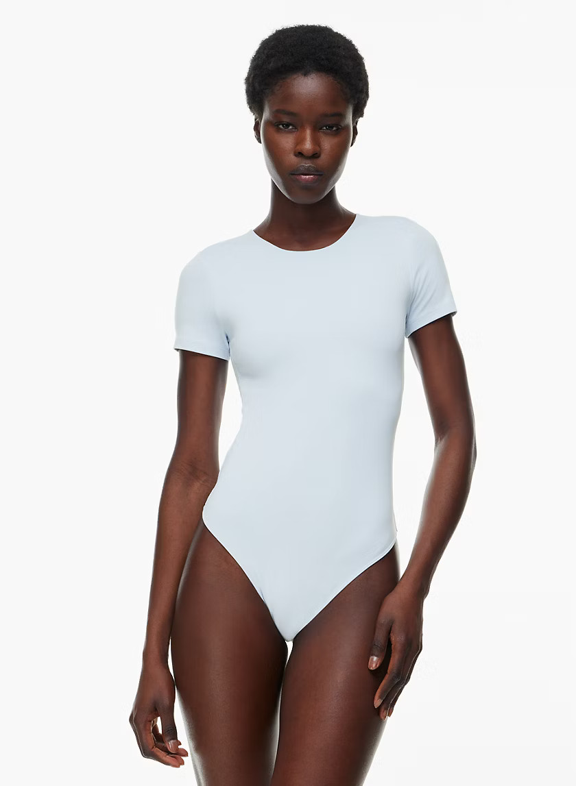 CONTOUR CREW SHORTSLEEVE BODYSUIT | Aritzia