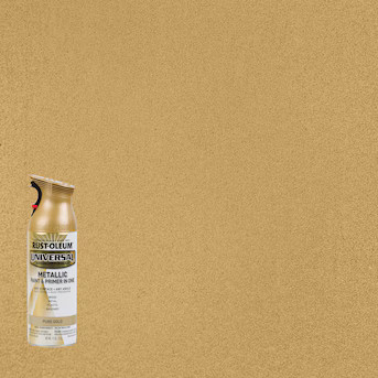 Rust-Oleum Universal Gloss Pure Gold Metallic Spray Paint and Primer In One (NET WT. 11-oz) | Lowe's