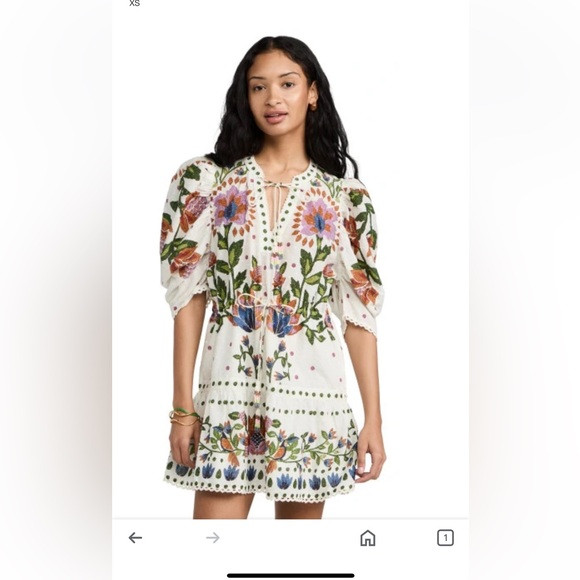 Farm Rio Summer Garden Mini Dress (S) | Poshmark