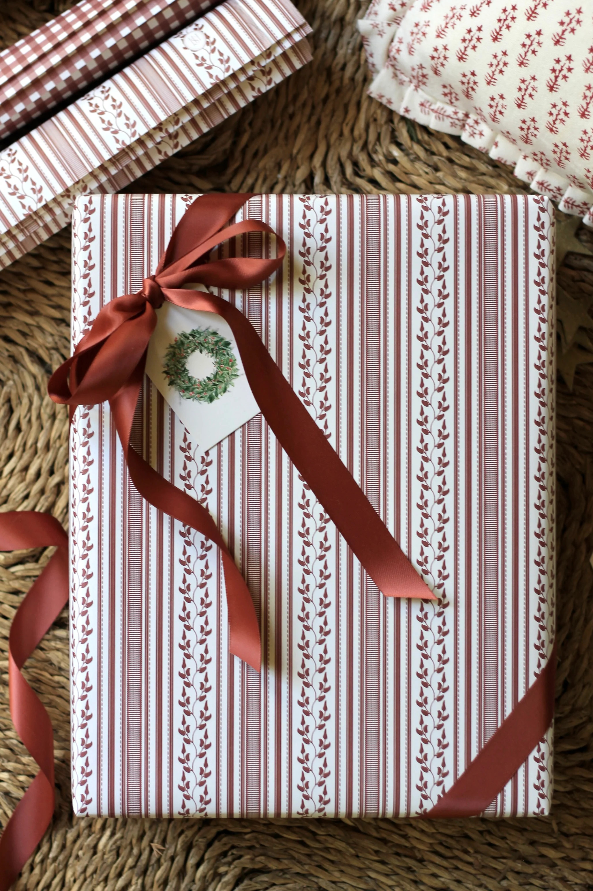 Claire in Red Wrapping Papers | JSH Home Essentials
