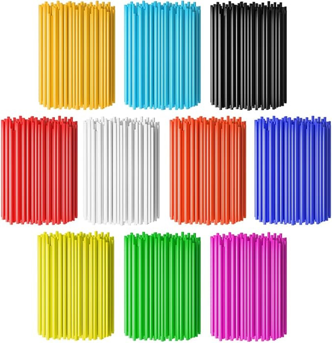 PSLER 72 PCS Spoke Skins Spoke Trim Wrap Decoration Protector Pipe Motocross Pit Dirt Bike Aacces... | Amazon (US)