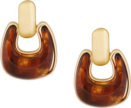OJERRY Dainty Statement Earthy Geometric Stud Earrings for Women | Amazon (US)