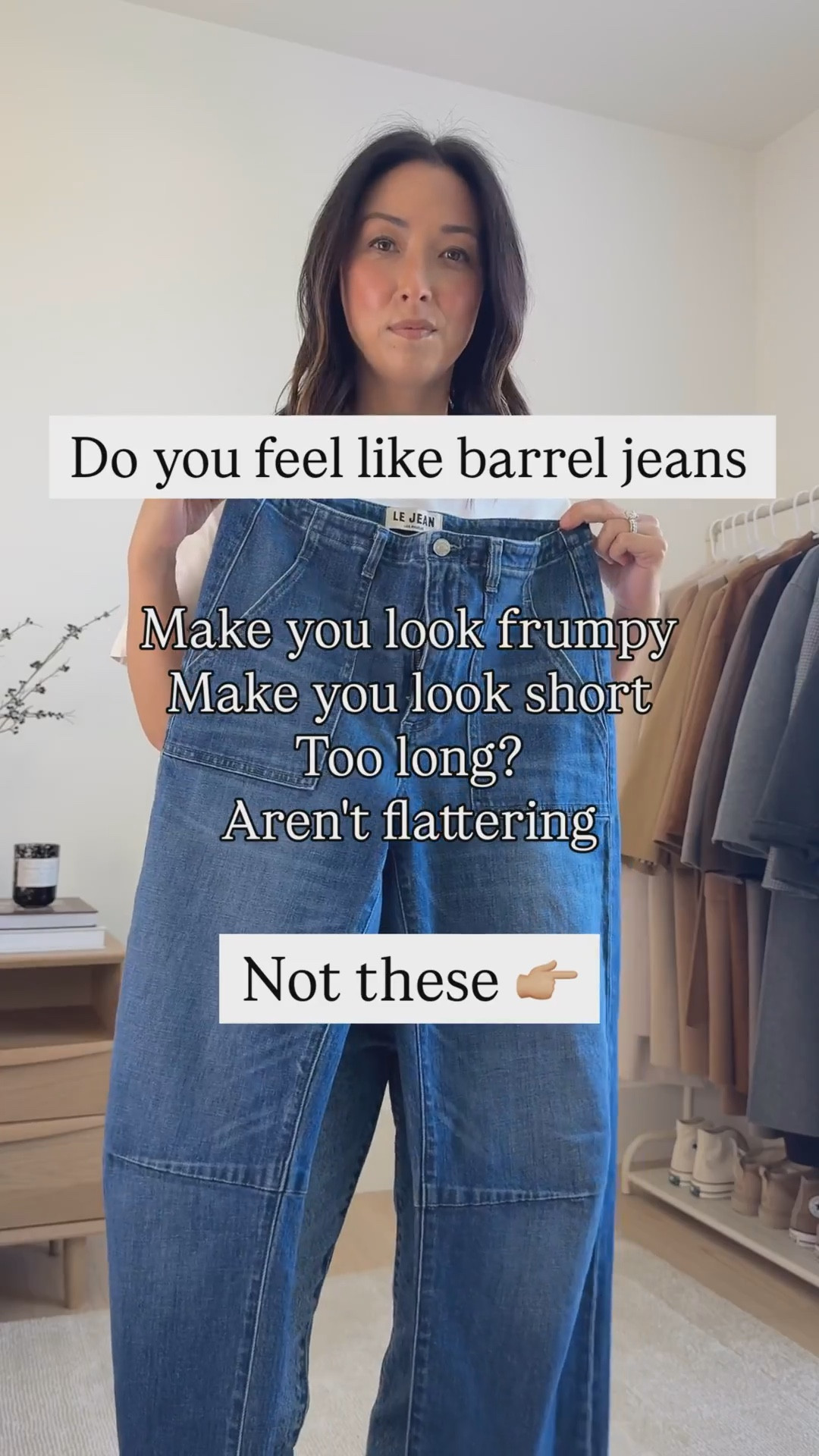 If you haven't found the right barrel jeans, don't worry, you're not alone. That's why when I found Le Jean Barrel Jeans, I had to share. These are flattering, elongate the legs, don't need hemming or cutting, and will elevate all your outfits with low effort, promise. 

Look 1

Le Jean barrel jeans 25
Madewell tee xs
J.Crew blazer petite 4
Staud booties 35
Chanel Trendy cc small
YSL Sunglasses

Look 2

Everlane cashmere sweater xs
J.Crew belt
Le Jean barrel jeans 25
Madewell flats 5
Liffner Hobo Shoulder bag
Celine sunglasses

Jeans, petite style, fall style 

#LTKPetite #LTKStyleTip #LTKSeasonal