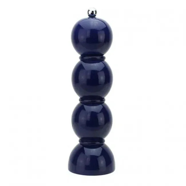 Navy Bobbin Salt Or Pepper Mill Grinder | Gracious Style