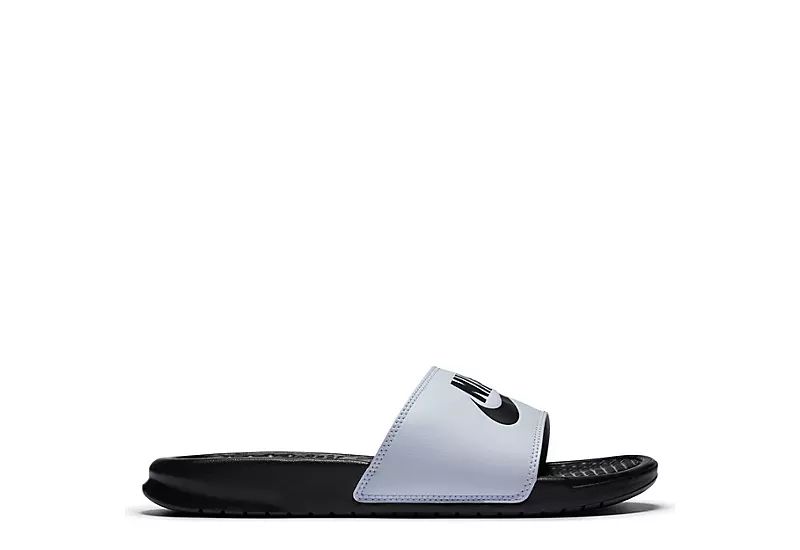 GREY NIKE Womens Benassi Slide Sandal | Rack Room Shoes