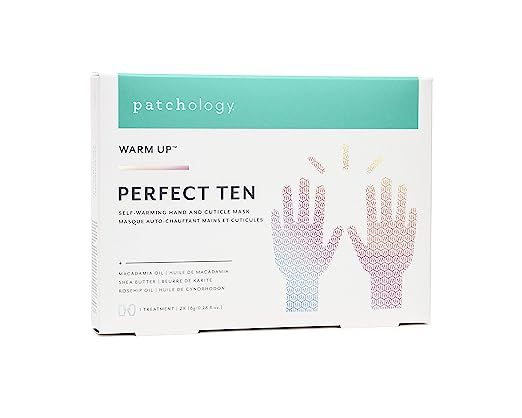 Patchology Perfect Ten Hand & Cuticle Mask with Shea Butter, Coconut Oil, Vitamin E and Soothing ... | Amazon (US)