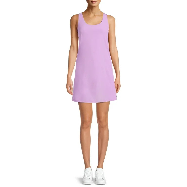 Athlux Women's Scoop Neck Performance Active Dress with Under Shorts | Walmart (US)