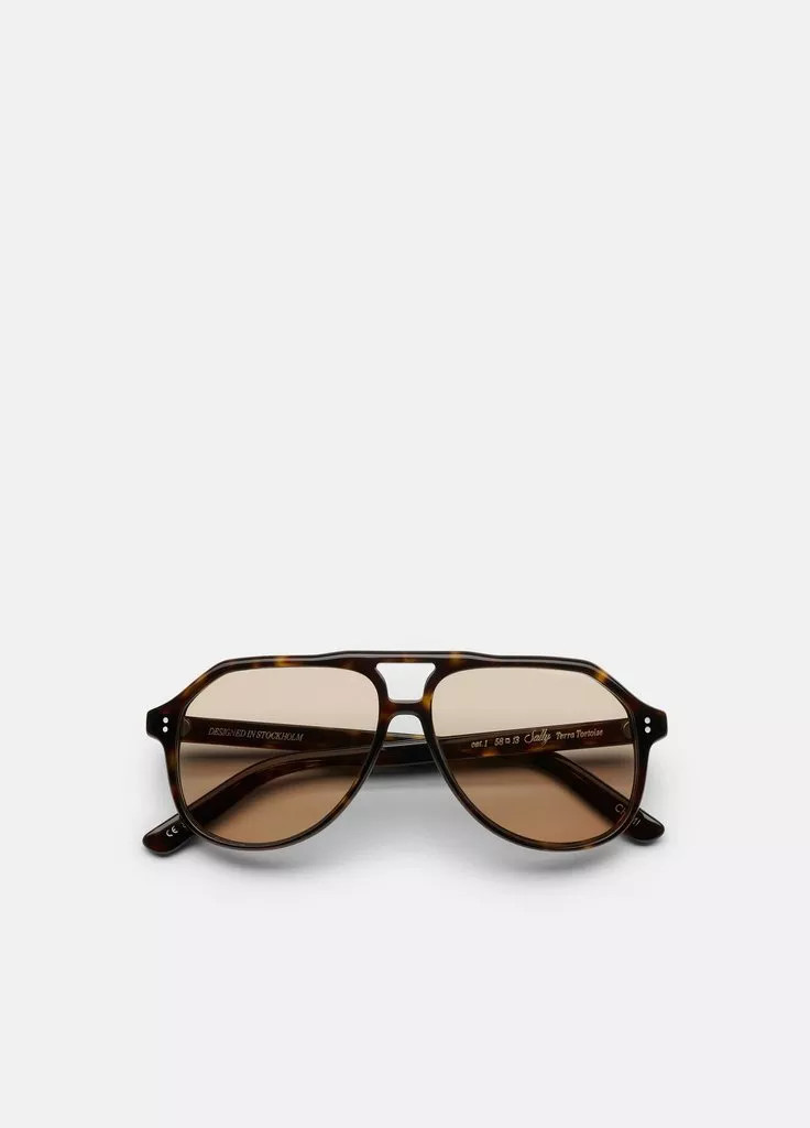 Women's Chimi Sally Sunglasses, Terra Tortoise/light Brown Vince | Vince LLC