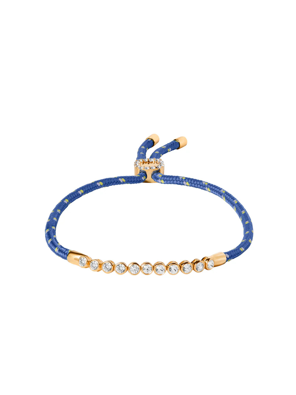 JAMES BEZEL BLEU PARACORD ANKLET, GOLD | Dorsey