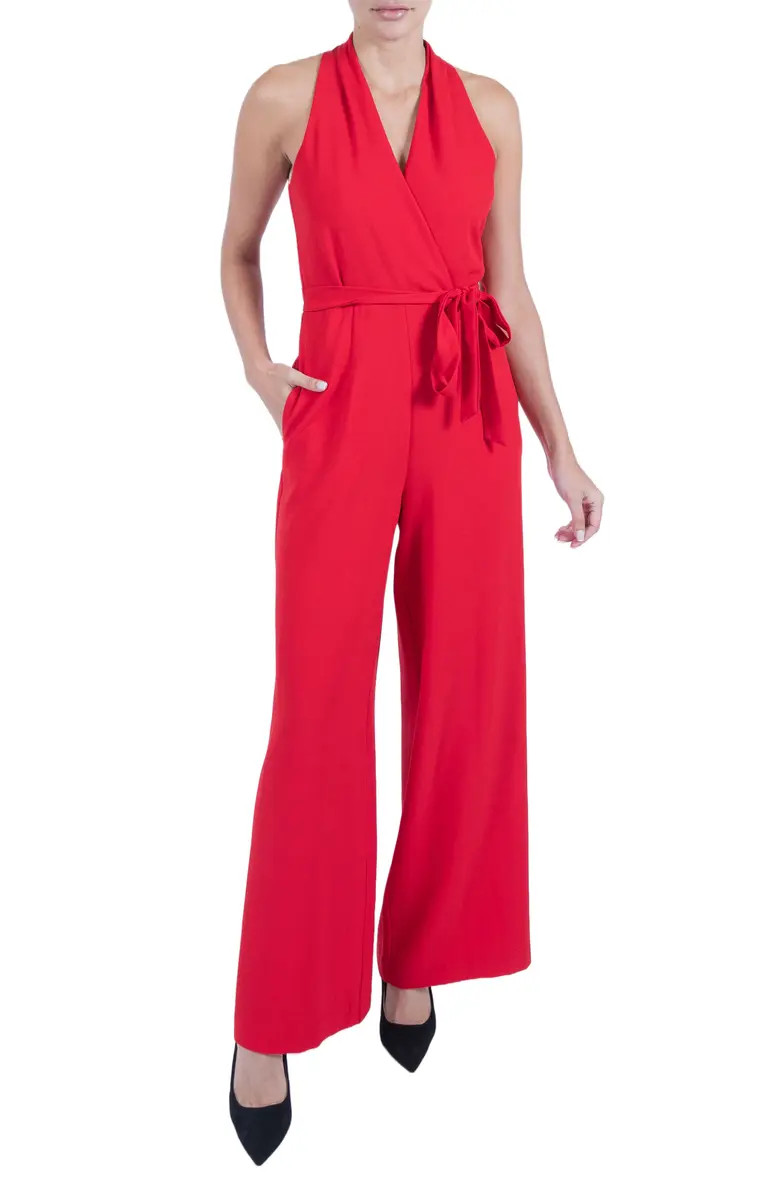 Tie Waist Wide Leg Jumpsuit | Nordstrom