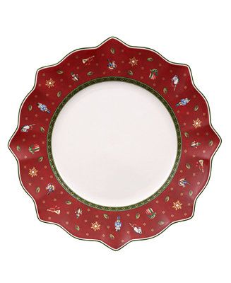 Villeroy & Boch Toy's Delight Red Dinner Plate & Reviews - Fine China - Macy's | Macys (US)