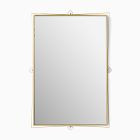 Pierce & Ward Brass Wall Mirror | West Elm (US)