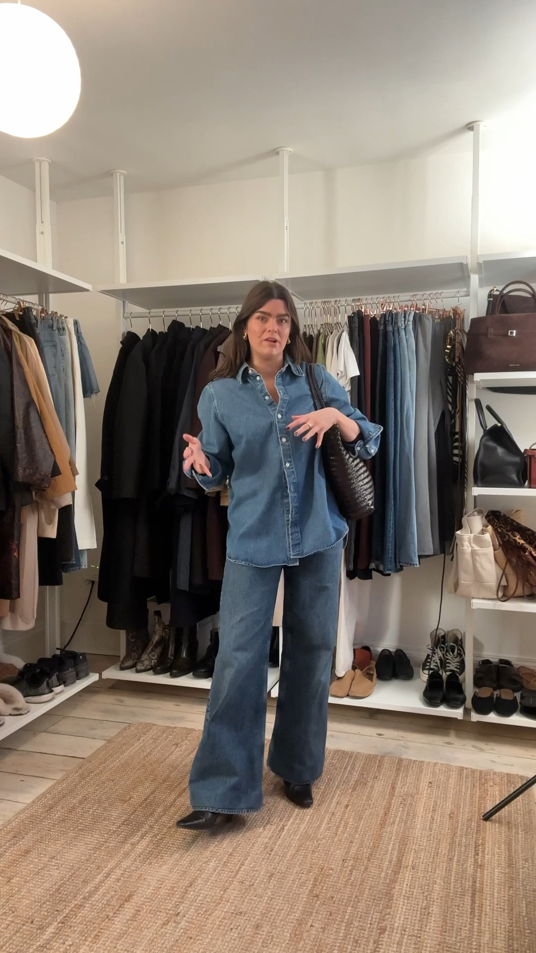 Tips for styling “the” trend this spring - double denim.
Try a wide leg / flare jean in a medium wash.
The denim doesn’t have to match, but keep it in the same family.
Leave some buttons undone and cuff the top to balance.
A pointy shoe for the pièce de résistance.

You can find more style content over on my Substack ’The Wardrobe Edit’

#LTKstyletip #LTKspring