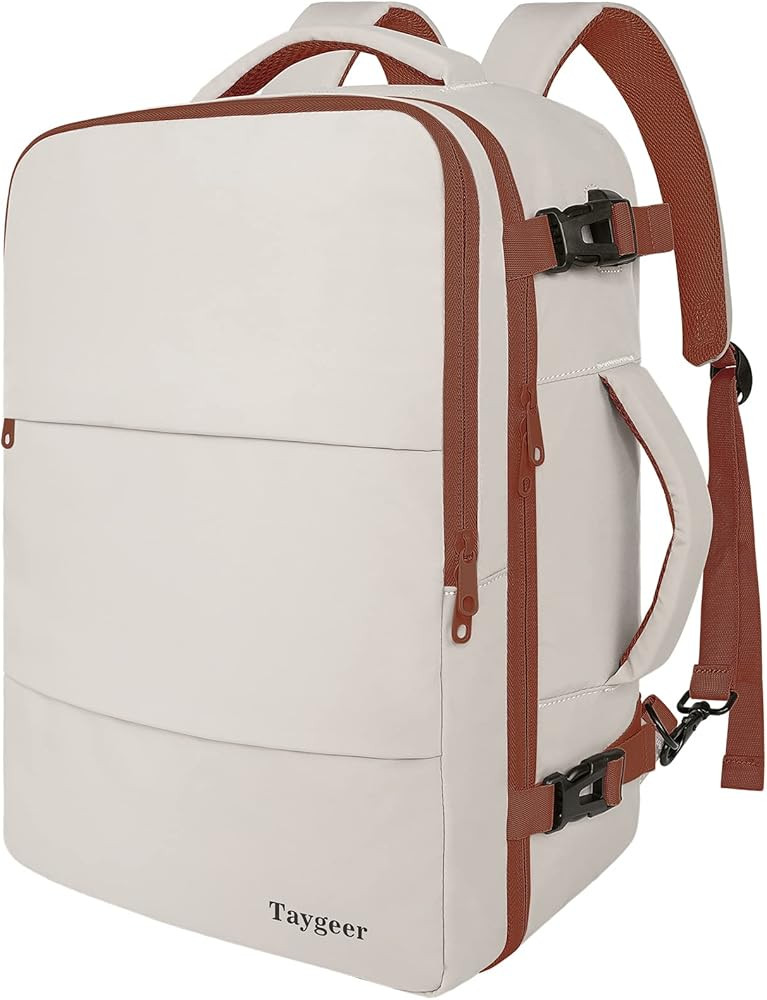 Backpack for Women, College Backpack with Laptop Compartment & Shoe Pouch, 35l Travel Laptop Back... | Amazon (US)