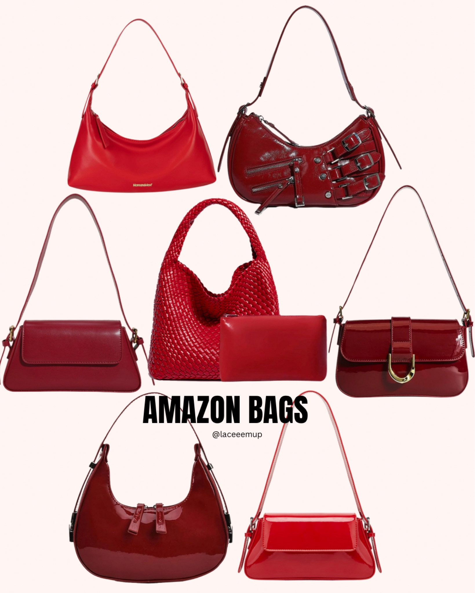 Trendy red handbags from Amazon that have my attention - I love a little shoulder bag and a pop of red makes it even better #redhandbags #redbag #handbag #amazonbag #amazonpurse #deals

#LTKfindsunder100 #LTKsalealert #LTKitbag