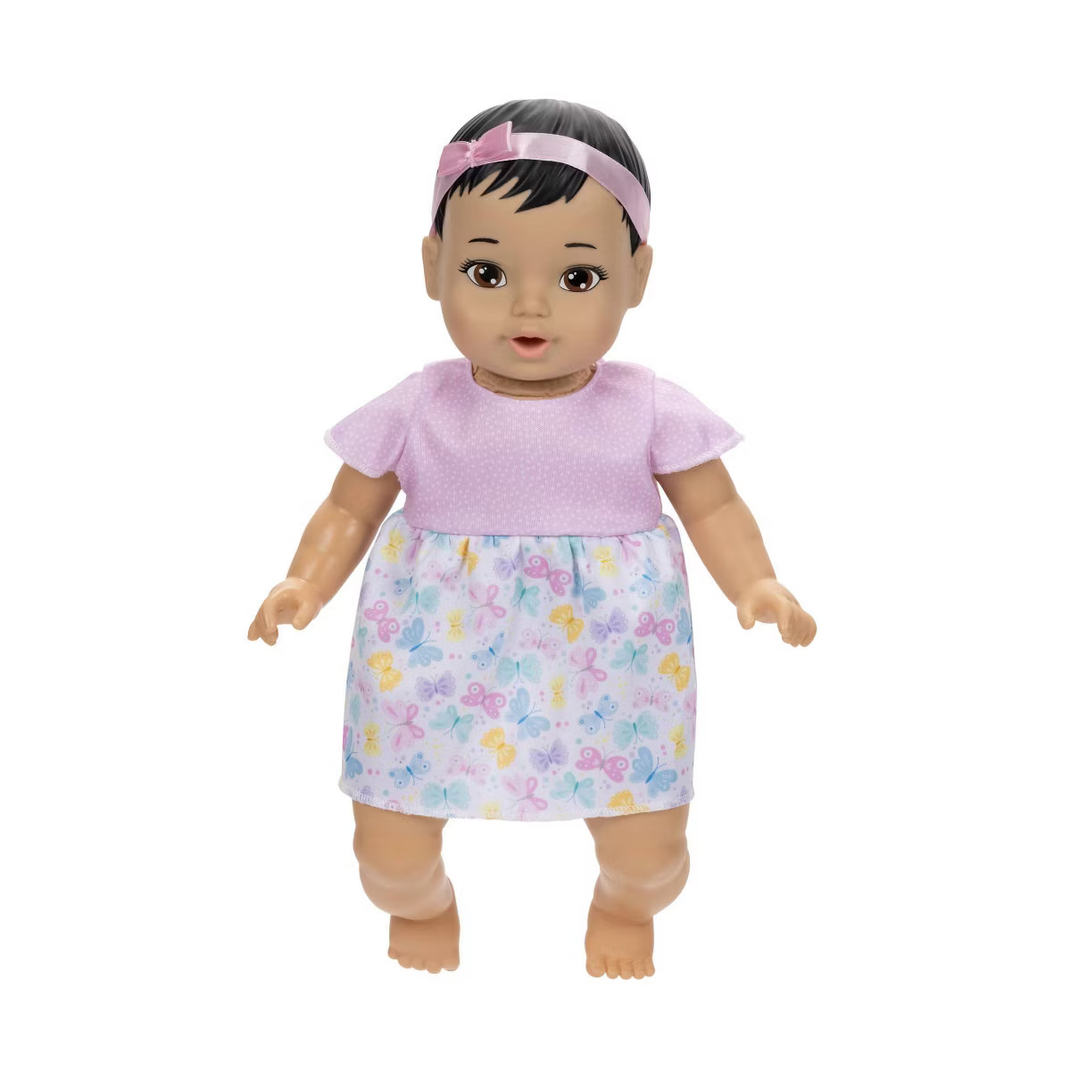 Perfectly Cute Basic 14" Girl Baby Doll - Dark Brown Hair, Brown Eyes | Target
