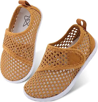 LeIsfIt Toddler Water Shoes Boys Girls Barefoot Aqua Socks Kids Breathable Quick-Dry Swim Shoes f... | Amazon (US)