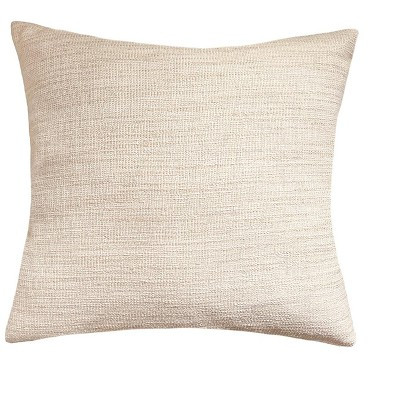 Seaside Smooth Beige Indoor Outdoor Pillow 20x20 | Target