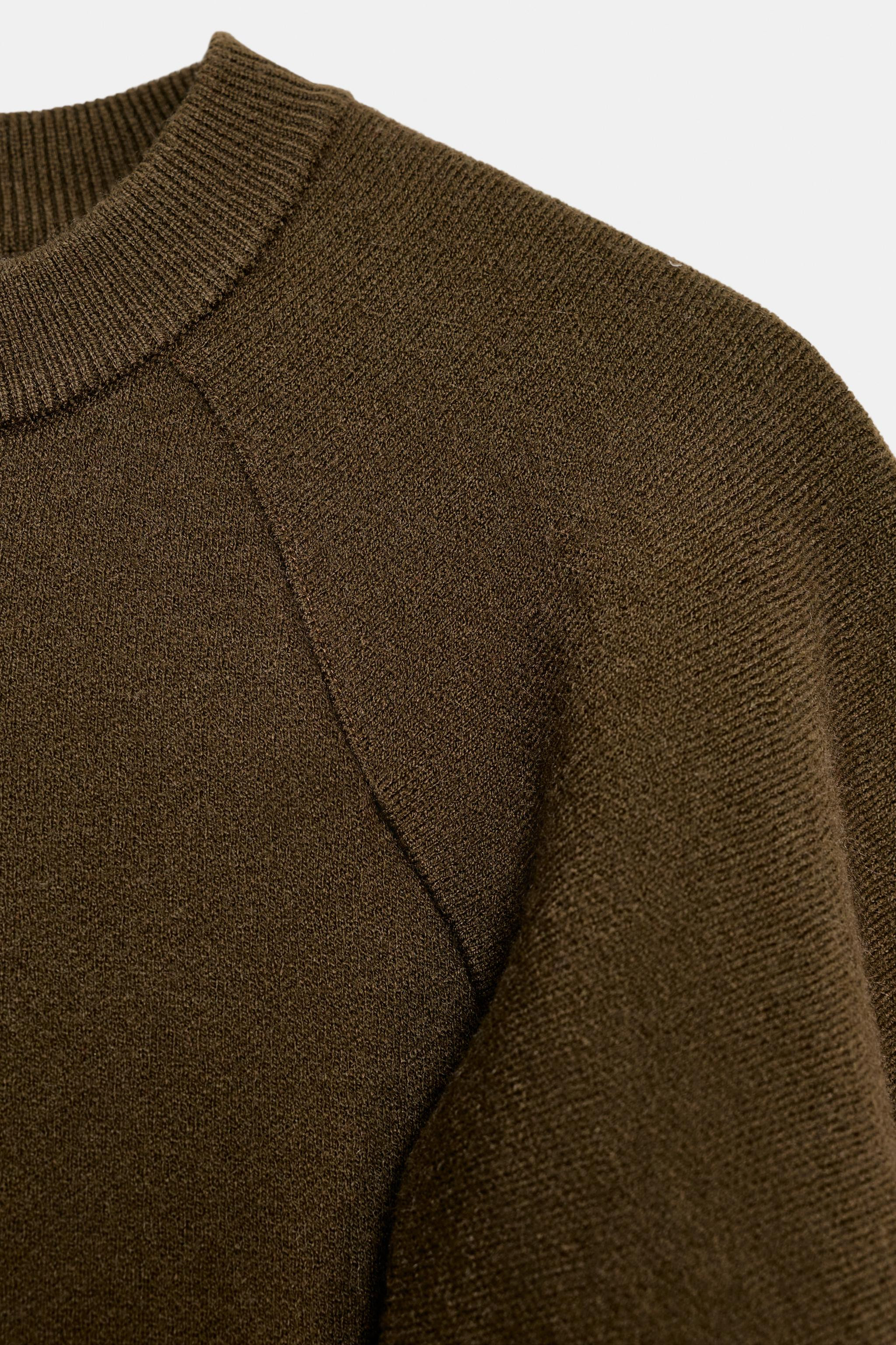 CAPE SLEEVE KNIT SWEATER | Zara US