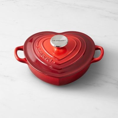 Le Creuset Enameled Cast Iron Shallow Heart 1 1/4-Qt. | Williams-Sonoma