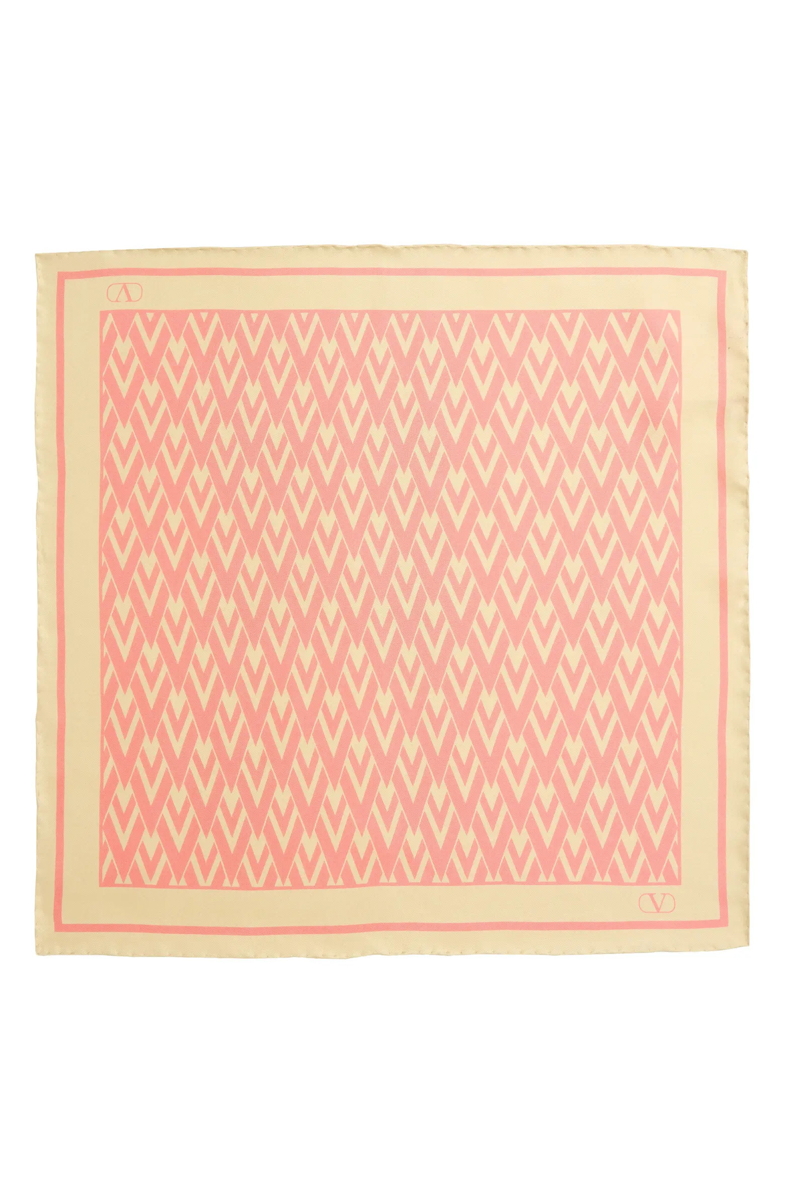 Valentino Garavani Toute la V Silk Square Scarf | Nordstrom | Nordstrom
