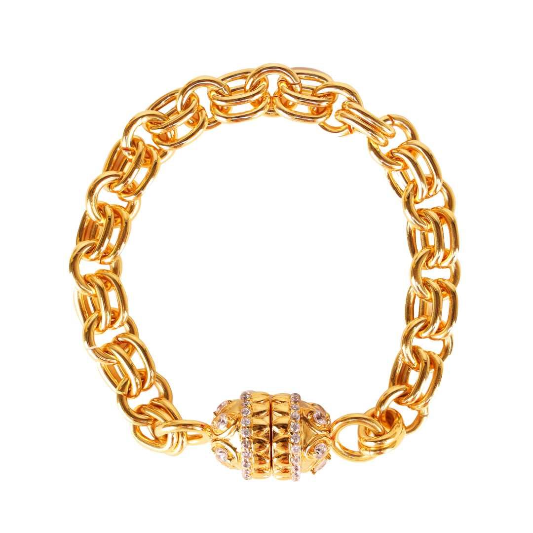 Holly Chain Bracelet - Crystal Clear | BuDhaGirl