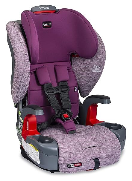 Britax Grow with You ClickTight Harness-2-Booster Car Seat, Mulberry | Amazon (US)