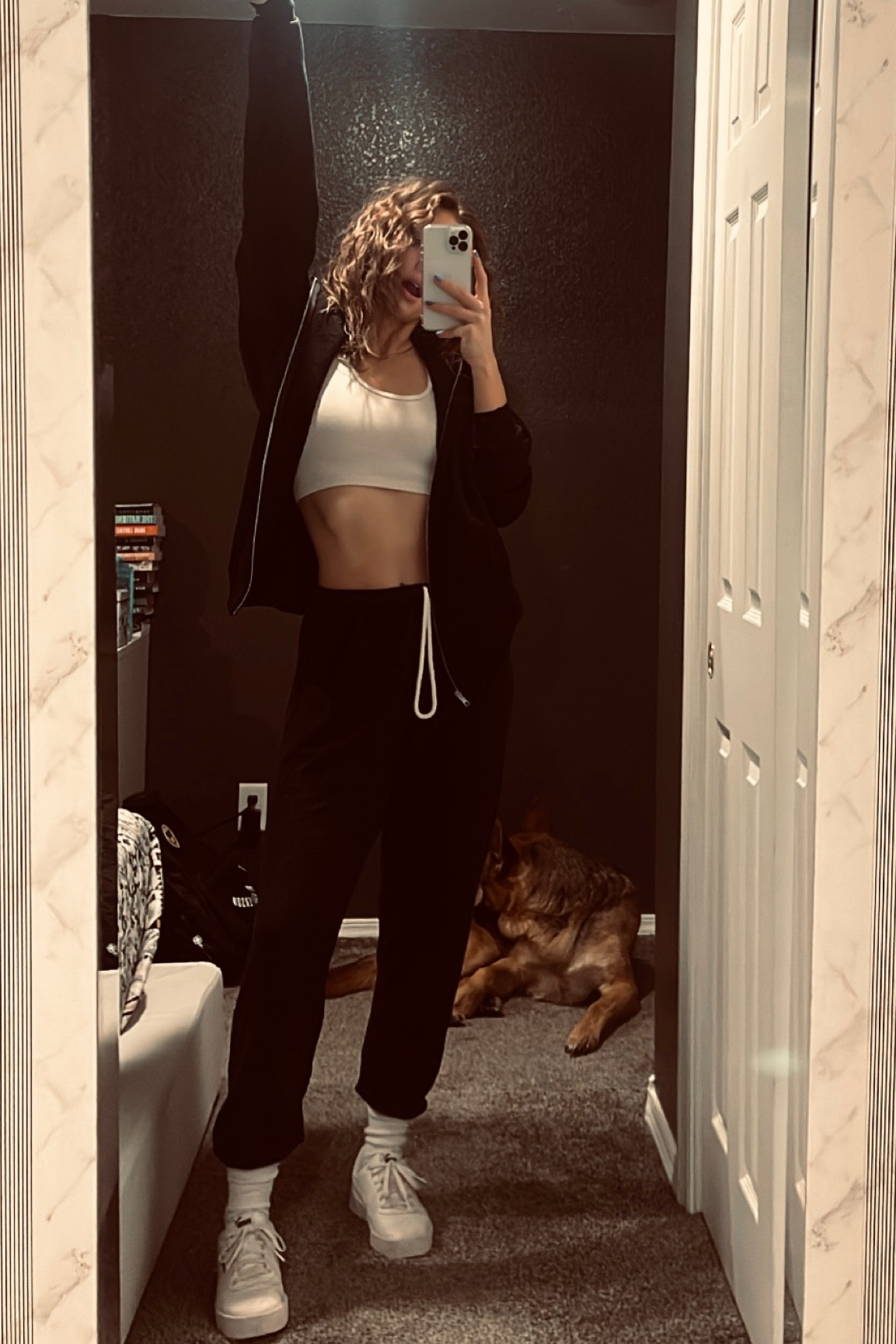 There’s nothing better than a matching sweatsuit vibe! This is my go-to fit to run errands and work from home in! 

#LTKfit #LTKstyletip #LTKtravel
