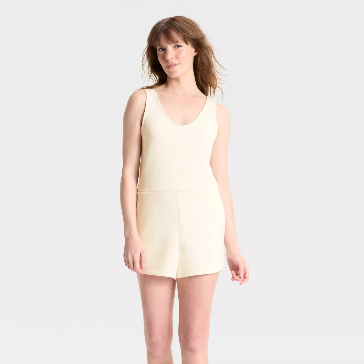 Women's Sandwash Mini Romper - A New Day™ Black L | Target