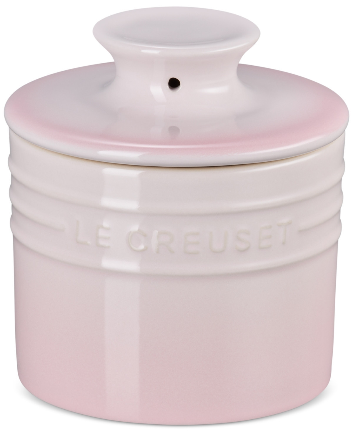 Le Creuset Stoneware 6-Oz. Butter Crock - Shell Pink | Macy's