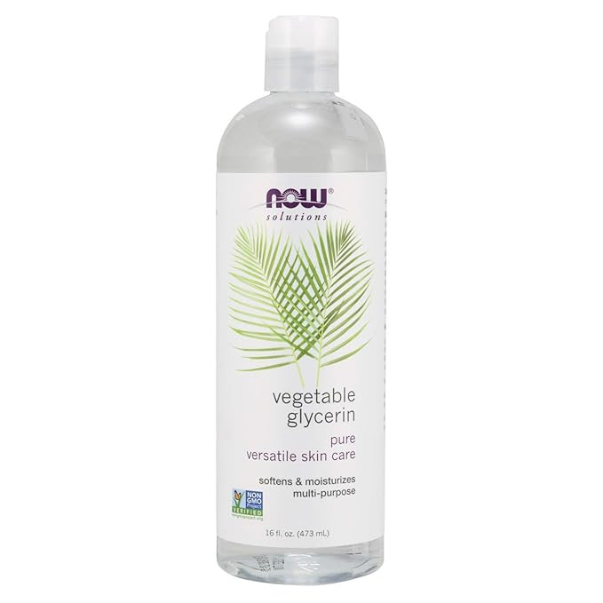 NOW Solutions, Vegetable Glycerin, 100% Pure, Versatile Skin Care, Softening and Moisturizing, 16... | Amazon (US)