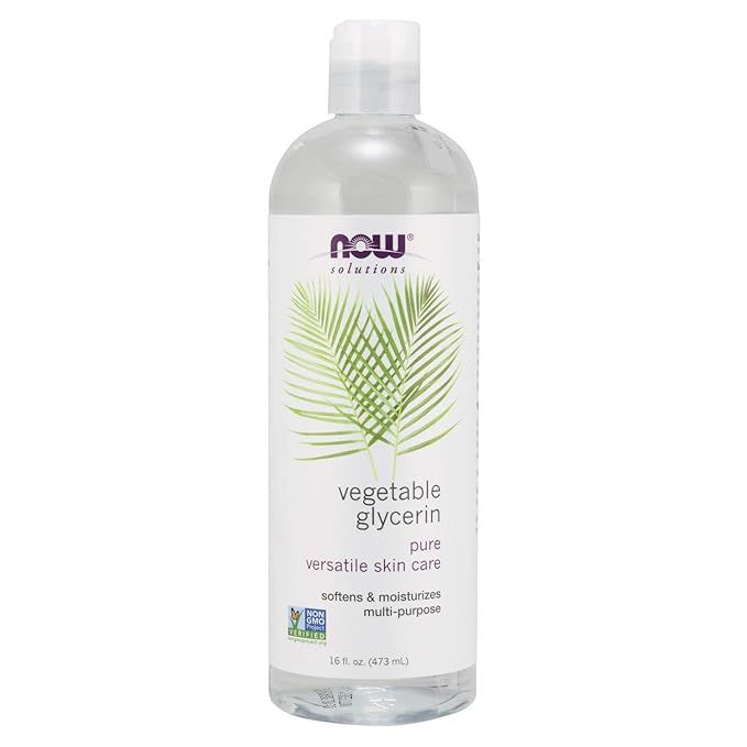 NOW Solutions, Vegetable Glycerin, 100% Pure, Versatile Skin Care, Softening and Moisturizing, 16... | Amazon (US)