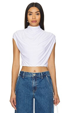 Commando Butter Draped Crop Top in White from Revolve.com | Revolve Clothing (Global)