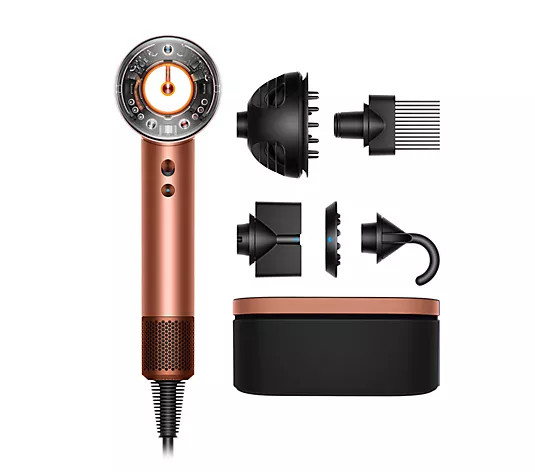 Dyson Amber Silk Supersonic Nural Hair Dryer - QVC.com | QVC