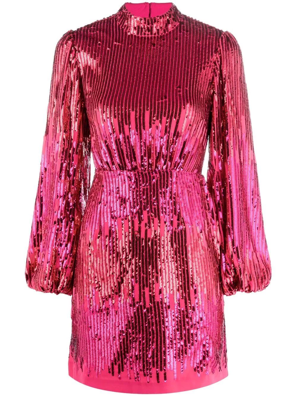 Rixo Lara Sequinned Mini Dress - Farfetch | Farfetch Global
