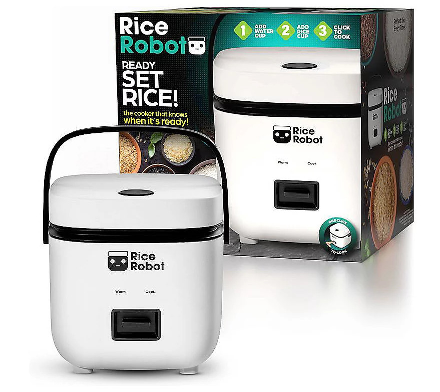 Rice Robot 1L Space Saving Ceramic Nonstick Ric e Cooker | QVC