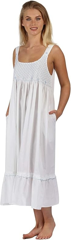 The 1 for U Cotton Nightgowns for Women - Victorian Nightgown, Paige 100% Cotton Gown | Amazon (US)