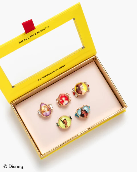 Disney Princess 5-Piece Ring Set | Super Smalls
