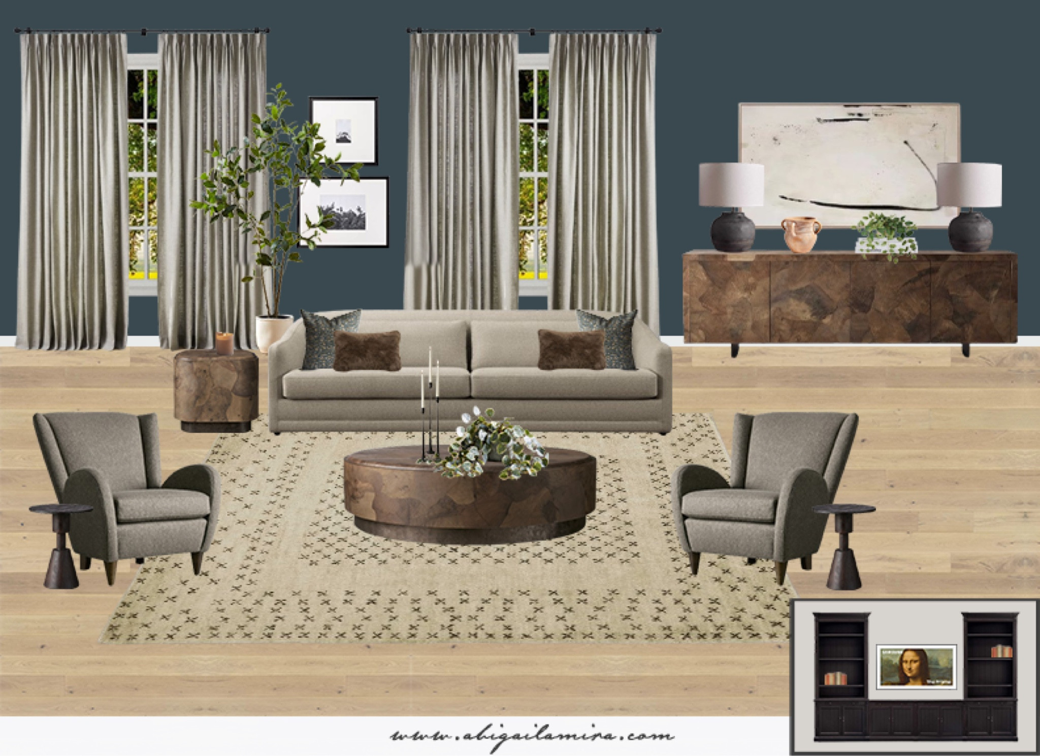 New blog post! While natural light is essential to good home design, sometimes windows can be placed in awkward locations, making it challenging to create a functional and aesthetically pleasing living space. I am sharing some tips for designing a living space around awkwardly placed windows. Read the full post on the blog www.abigailamira.com

#LTKfindsunder100 #LTKSeasonal #LTKhome