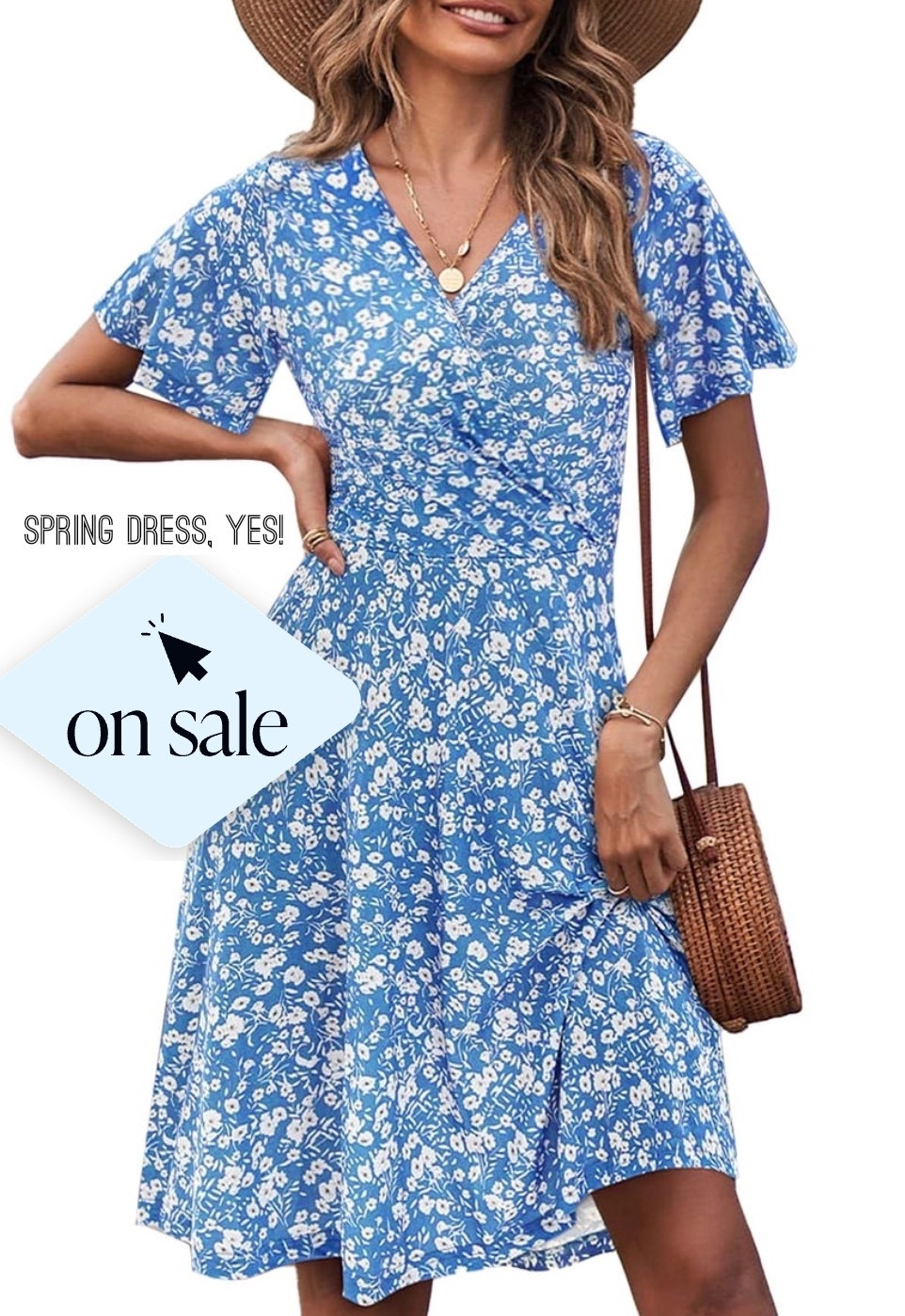 This adorable dress comes in many print options! #walmartpartner 

#LTKSpringSale #LTKspringtrends #LTKspring