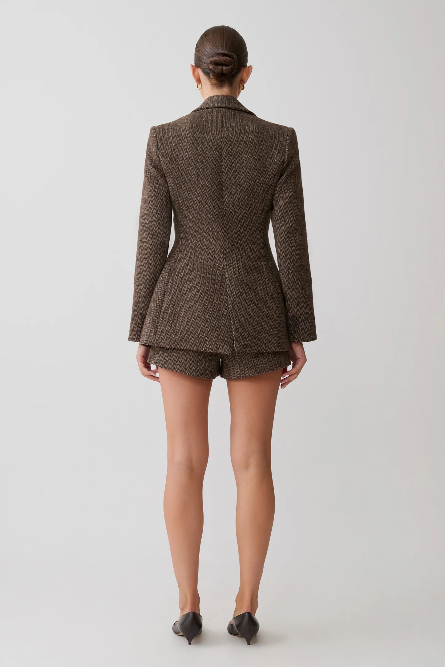 Suiting Short - Herringbone | MESHKI US