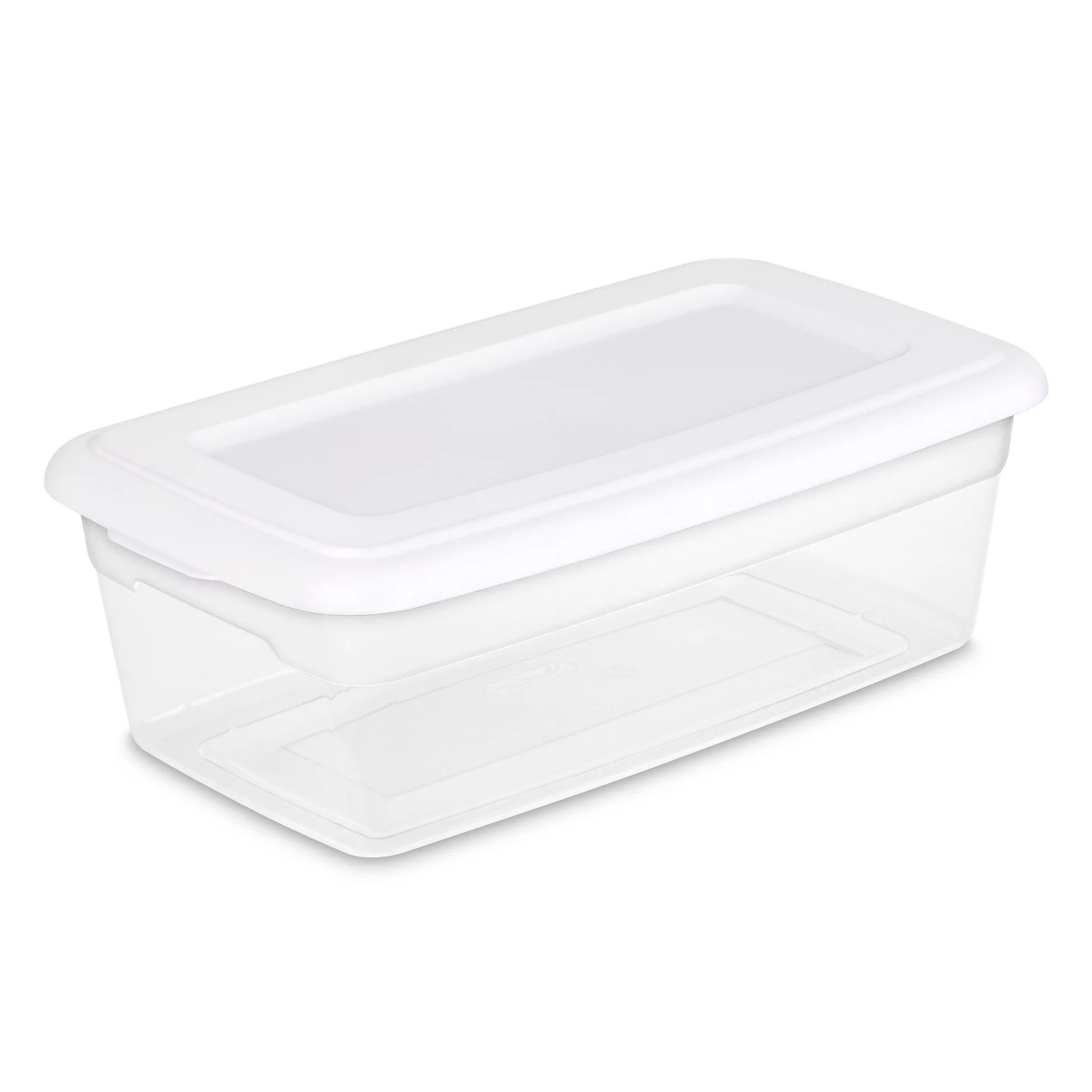 Sterilite 6-Quart Storage Box, White | Walmart (US)