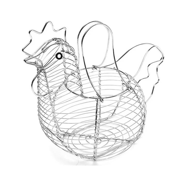 Dengmore Metal Basket Chicken Shaped Rack Metal Wire And Fruit Snack Basket Kitchen multicolor | Walmart (US)