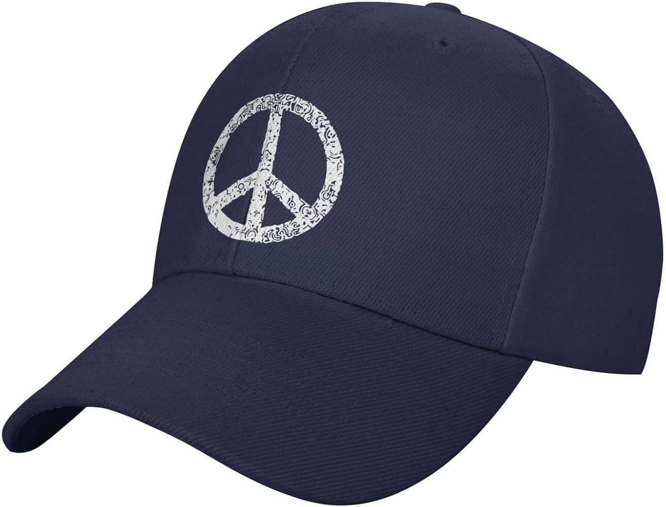 Symbol Peace Sign Adjustable Rear Buckle Cap Baseball Cap Sandwich Cap Truck Driver Cap Peaked Ca... | Amazon (US)