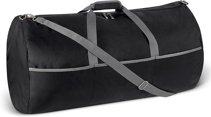 Amazon Essentials Extra Large Foldable Nylon Duffel Bag for Travel/Storage with Zippered Pockets,... | Amazon (US)